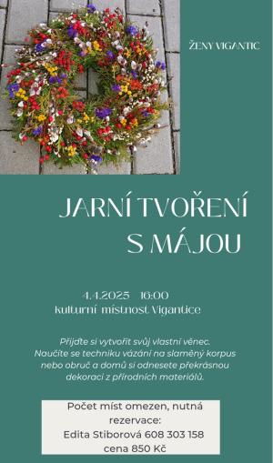 Jarní dekorace z přírodních materiálů
