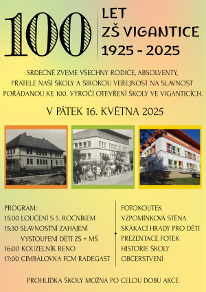 Oslava výročí školy