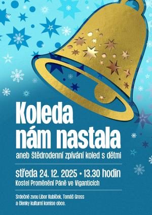 zpívání koled v kostele